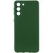 Чохол Silicone Cover Lakshmi Full Camera (A) для Samsung Galaxy S21 FE Зелений / Dark green фото 1