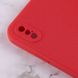 Силиконовый чехол Candy Full Camera для Apple iPhone X / XS (5.8") Красный / Camellia фото 3