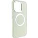 TPU чехол Bonbon Metal Style with MagSafe для Xiaomi 14 Pro Белый / White фото 6