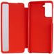 Чехол-книжка Smart View Cover для Samsung Galaxy S21+ Красный / Светлое окошко фото 2