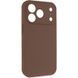 Чехол Silk Full Camera Protective (AA) NO LOGO для Apple iPhone 17 Pro (6.3") Коричневый / Brown