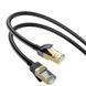 Дата кабель Hoco US02 Level pure copper gigabit ethernet (3m) Black фото 4