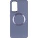 TPU чехол Bonbon Metal Style with MagSafe для Samsung Galaxy S20 FE Серый / Lavender фото 2