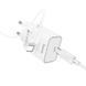 СЗУ Hoco C143A Benefit PD20W (1USB-C) + кабель Type-C to Lightning White фото 4